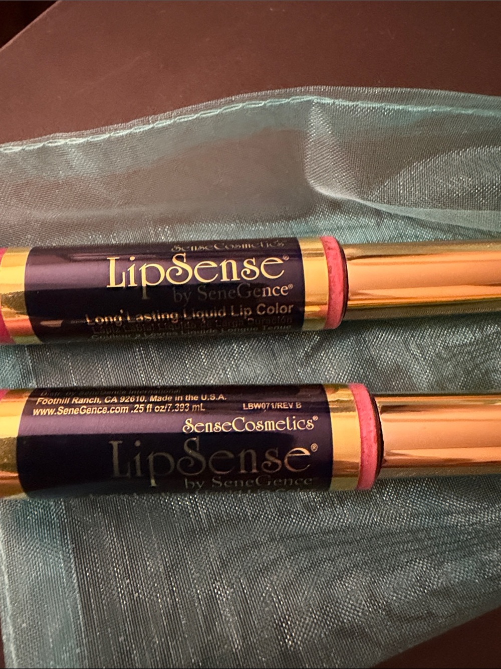 SeneGence LipSense liquid lip color duo in pink
